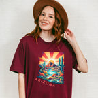 Colorful Arizona Design - States & Cities Unisex Crewneck T-Shirt Sweatshirt Hoodie