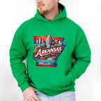 Colorful Arkansas Design - States & Cities Unisex Crewneck T-Shirt Sweatshirt Hoodie