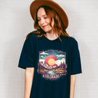 Colorful Colorado Design - States & Cities Unisex Crewneck T-Shirt Sweatshirt Hoodie