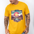 Colorful Colorado Design - States & Cities Unisex Crewneck T-Shirt Sweatshirt Hoodie