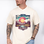 Colorful Colorado Design - States & Cities Unisex Crewneck T-Shirt Sweatshirt Hoodie