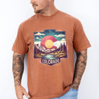 Colorful Colorado Design - States & Cities Unisex Crewneck T-Shirt Sweatshirt Hoodie