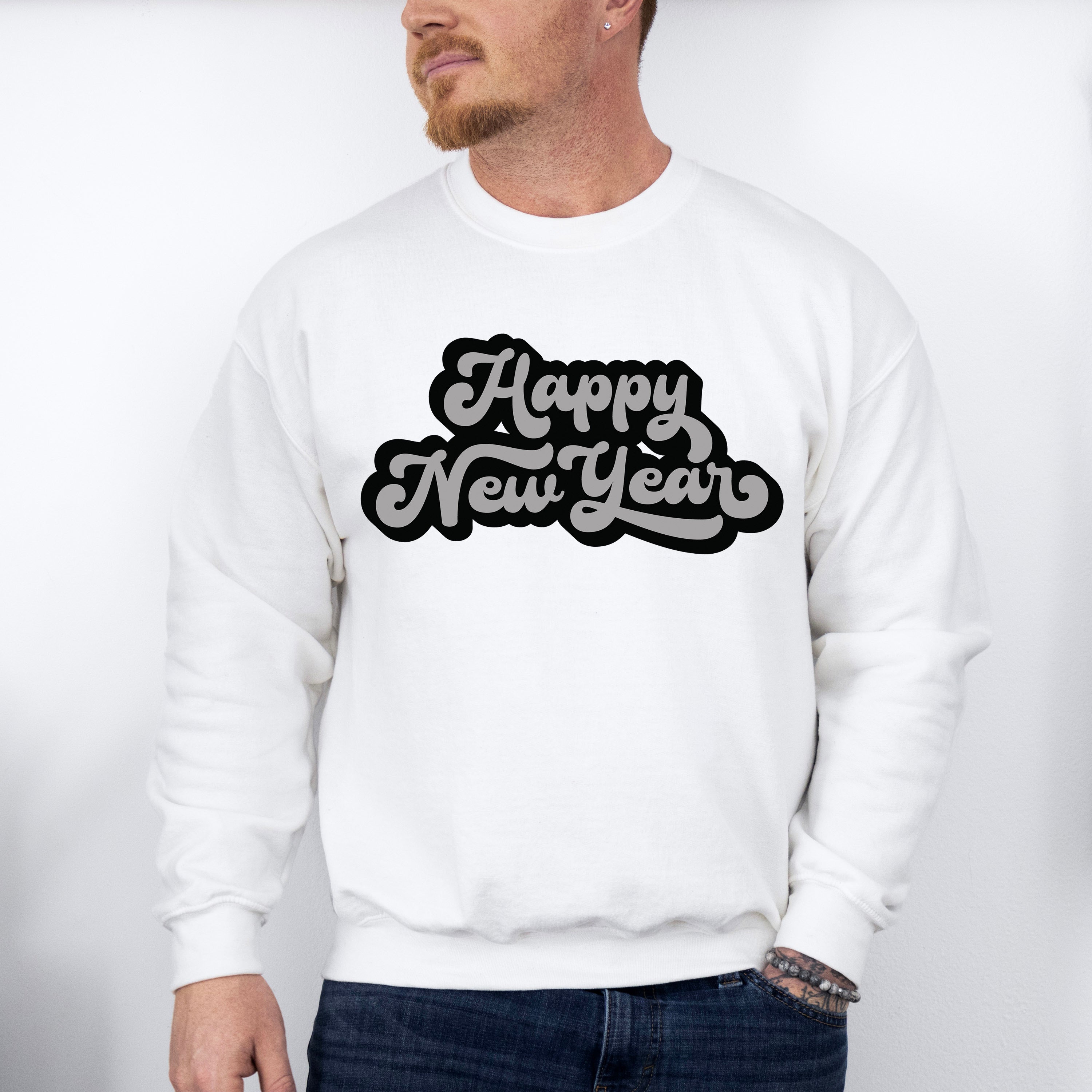 Happy New Year - New Years Unisex Crewneck T-Shirt Sweatshirt Hoodie