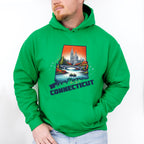 Colorful Connecticut Design - States & Cities Unisex Crewneck T-Shirt Sweatshirt Hoodie