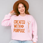 Created With A Purpose - Christianity Unisex Crewneck T-Shirt Sweatshirt Hoodie