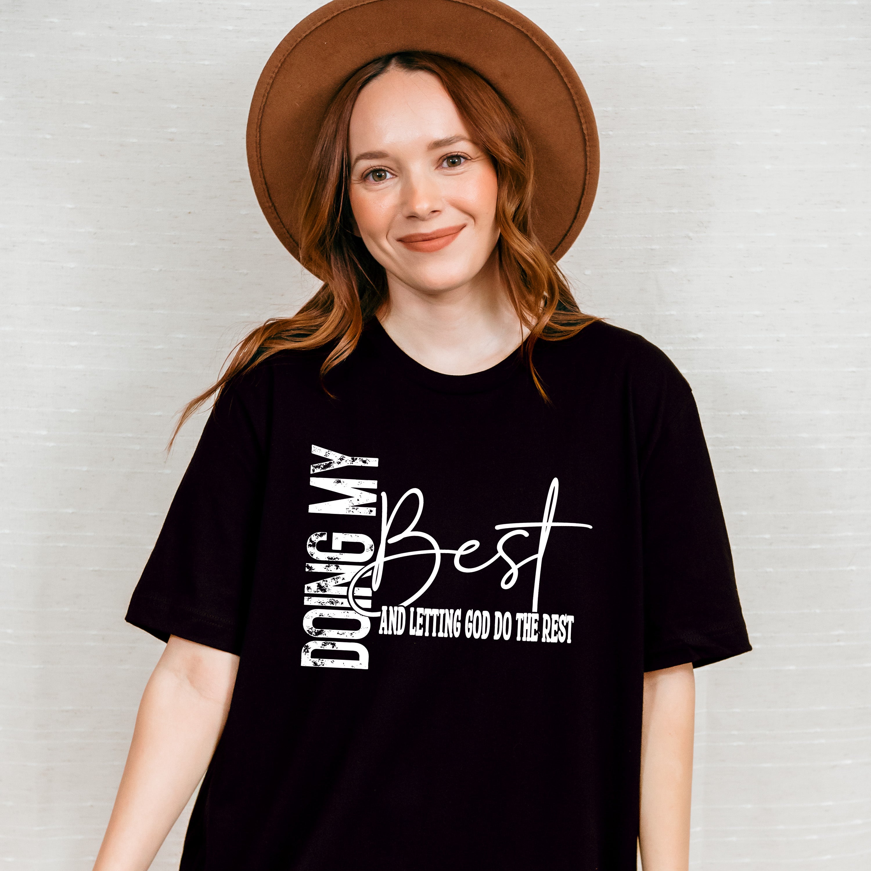 Letting God Do The Best - Christianity Unisex Crewneck T-Shirt Sweatshirt Hoodie