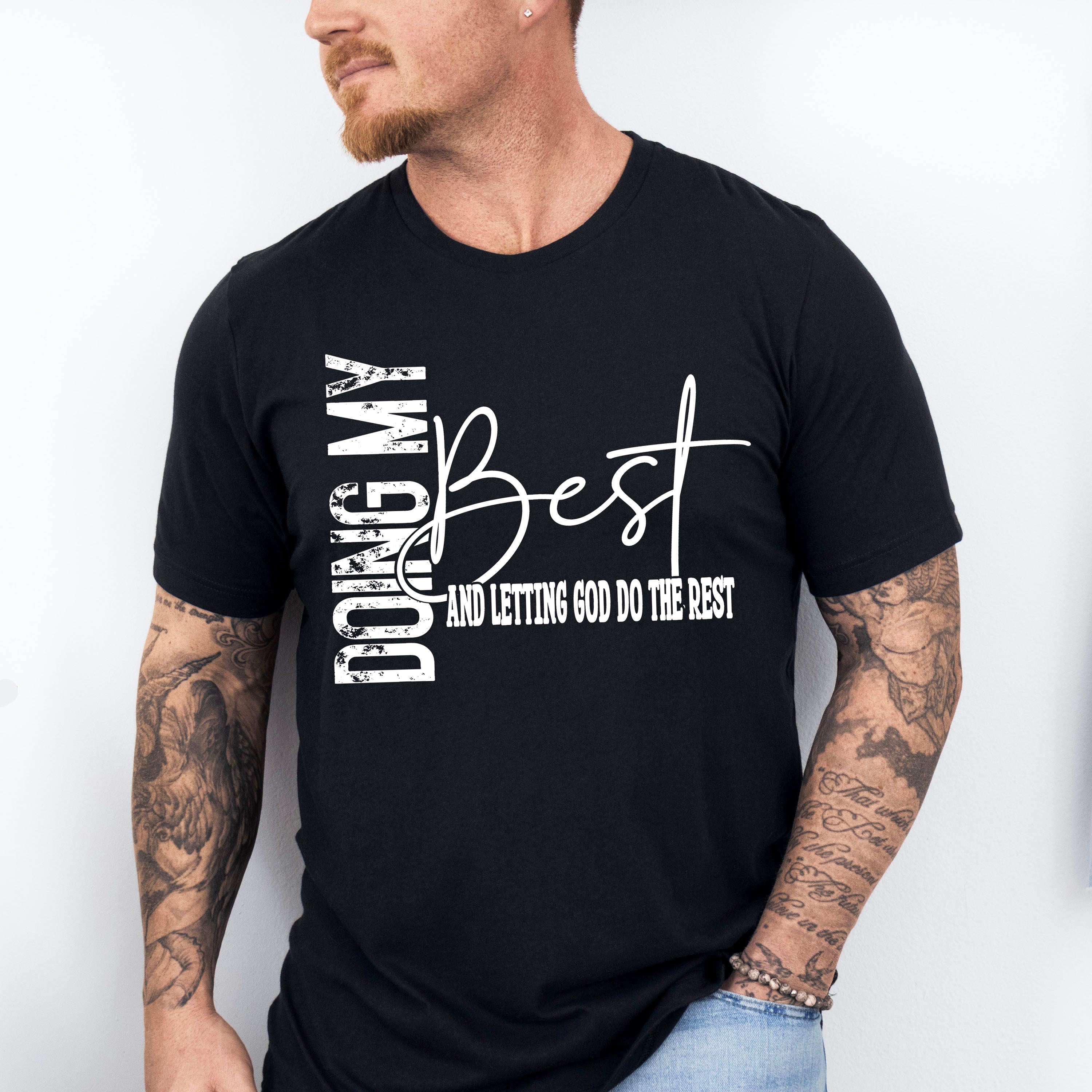 Letting God Do The Best - Christianity Unisex Crewneck T-Shirt Sweatshirt Hoodie