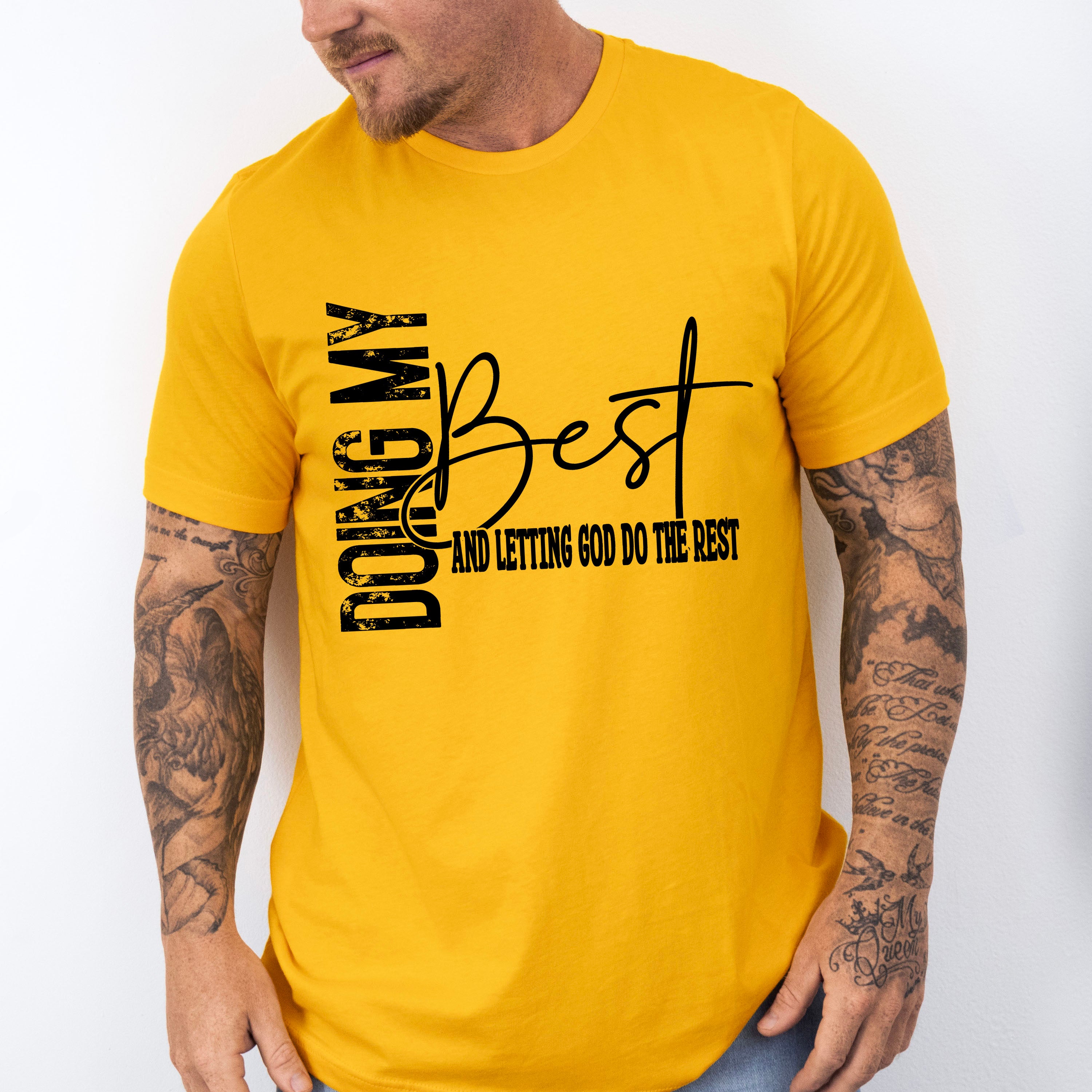 Letting God Do The Best - Christianity Unisex Crewneck T-Shirt Sweatshirt Hoodie