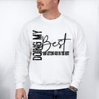 Letting God Do The Best - Christianity Unisex Crewneck T-Shirt Sweatshirt Hoodie