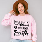 Living On Five Loaves And Two Fish - Christianity Unisex Crewneck T-Shirt Sweatshirt Hoodie