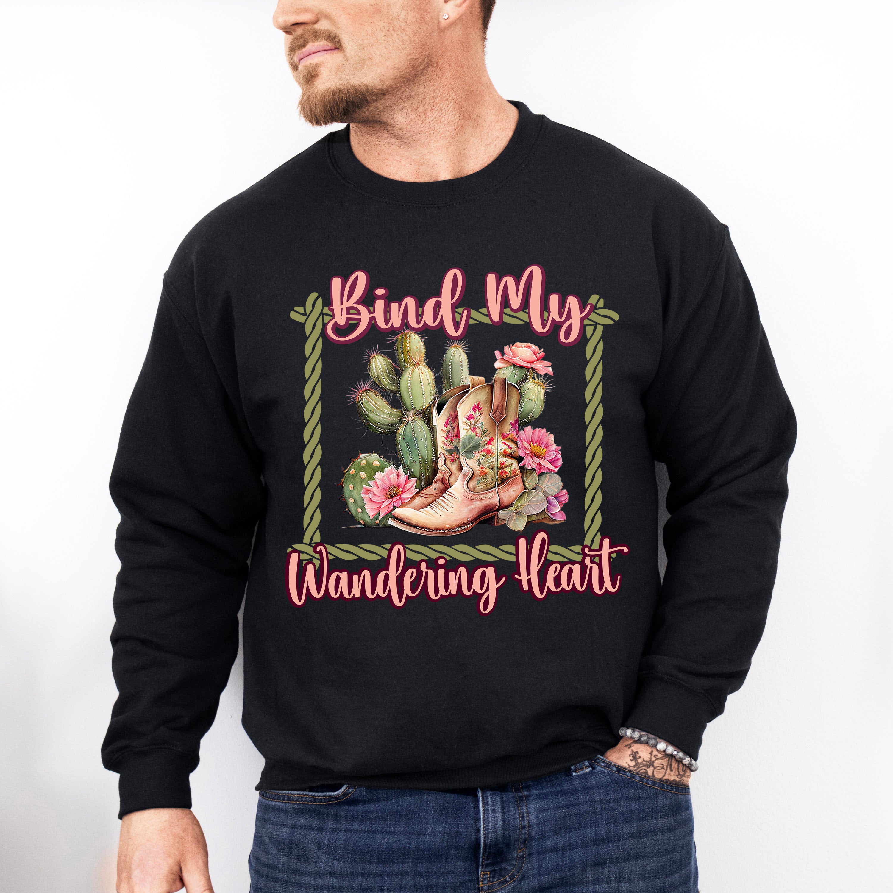 Bind My Wandering Heart - Christianity Unisex Crewneck T-Shirt Sweatshirt Hoodie