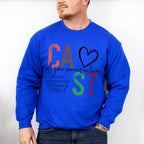 Cast All Your Worries On Him - Christianity Unisex Crewneck T-Shirt Sweatshirt Hoodie