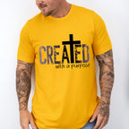 Created With A Purpose - Christianity Unisex Crewneck T-Shirt Sweatshirt Hoodie
