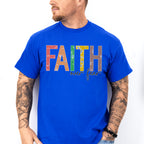 Faith Over Fear Colorful Design - Christianity Unisex Crewneck T-Shirt Sweatshirt Hoodie