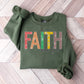 Faith Over Fear Colorful Design - Christianity Unisex Crewneck T-Shirt Sweatshirt Hoodie