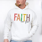 Faith Over Fear Colorful Design - Christianity Unisex Crewneck T-Shirt Sweatshirt Hoodie
