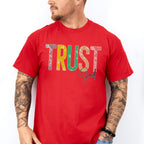 Trust God Colorful Design - Christianity Unisex Crewneck T-Shirt Sweatshirt Hoodie