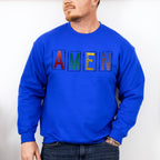 Amen Colorful Design - Christianity Unisex Crewneck T-Shirt Sweatshirt Hoodie