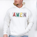 Amen Colorful Design - Christianity Unisex Crewneck T-Shirt Sweatshirt Hoodie