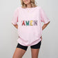 Amen Colorful Design - Christianity Unisex Crewneck T-Shirt Sweatshirt Hoodie