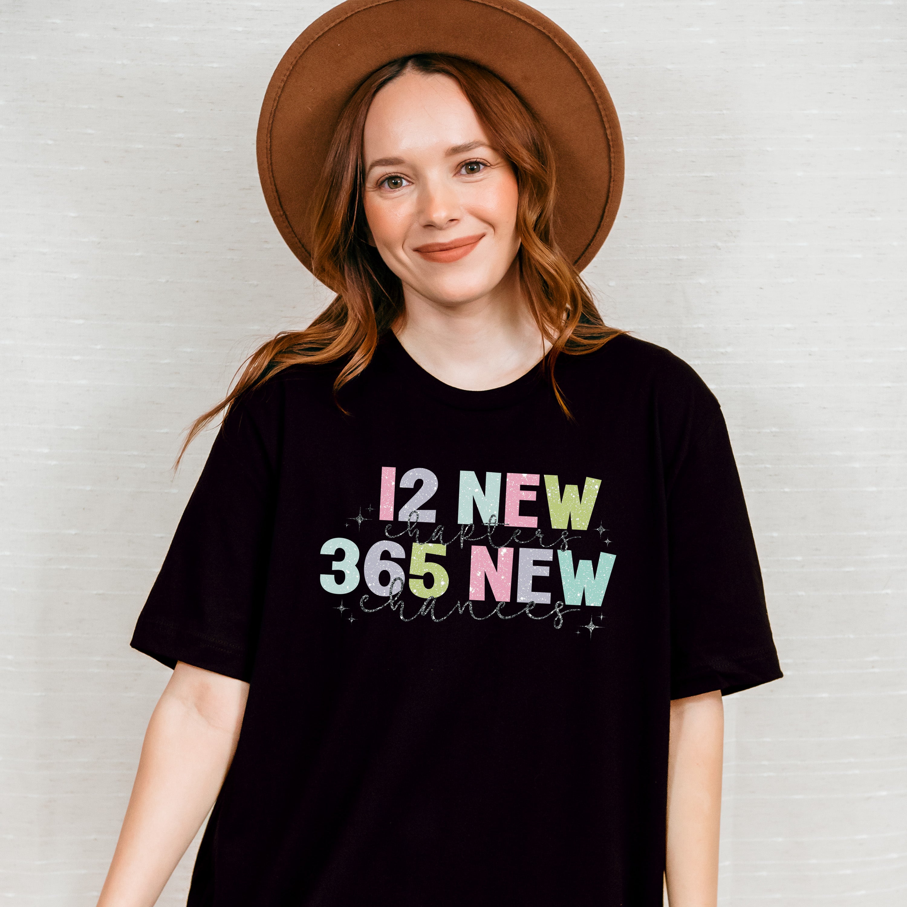 12 New Chapter 365 New Chances - New Years Unisex Crewneck T-Shirt Sweatshirt Hoodie