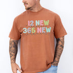 12 New Chapter 365 New Chances - New Years Unisex Crewneck T-Shirt Sweatshirt Hoodie