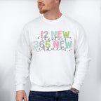 12 New Chapter 365 New Chances - New Years Unisex Crewneck T-Shirt Sweatshirt Hoodie