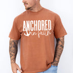 Anchored In Faith Design - Christianity Unisex Crewneck T-Shirt Sweatshirt Hoodie