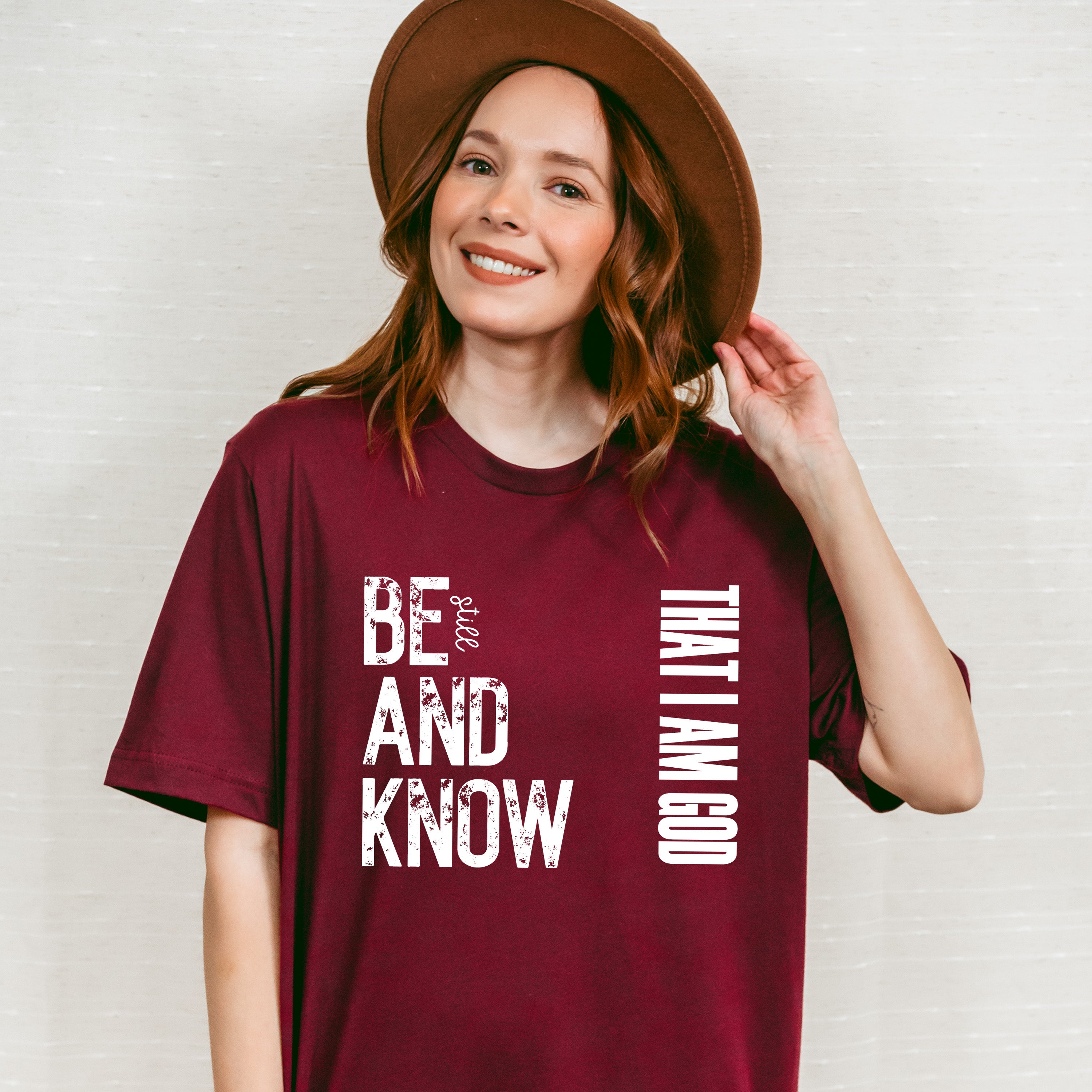 Be Still And Know That I Am God - Christianity Unisex Crewneck T-Shirt Sweatshirt Hoodie