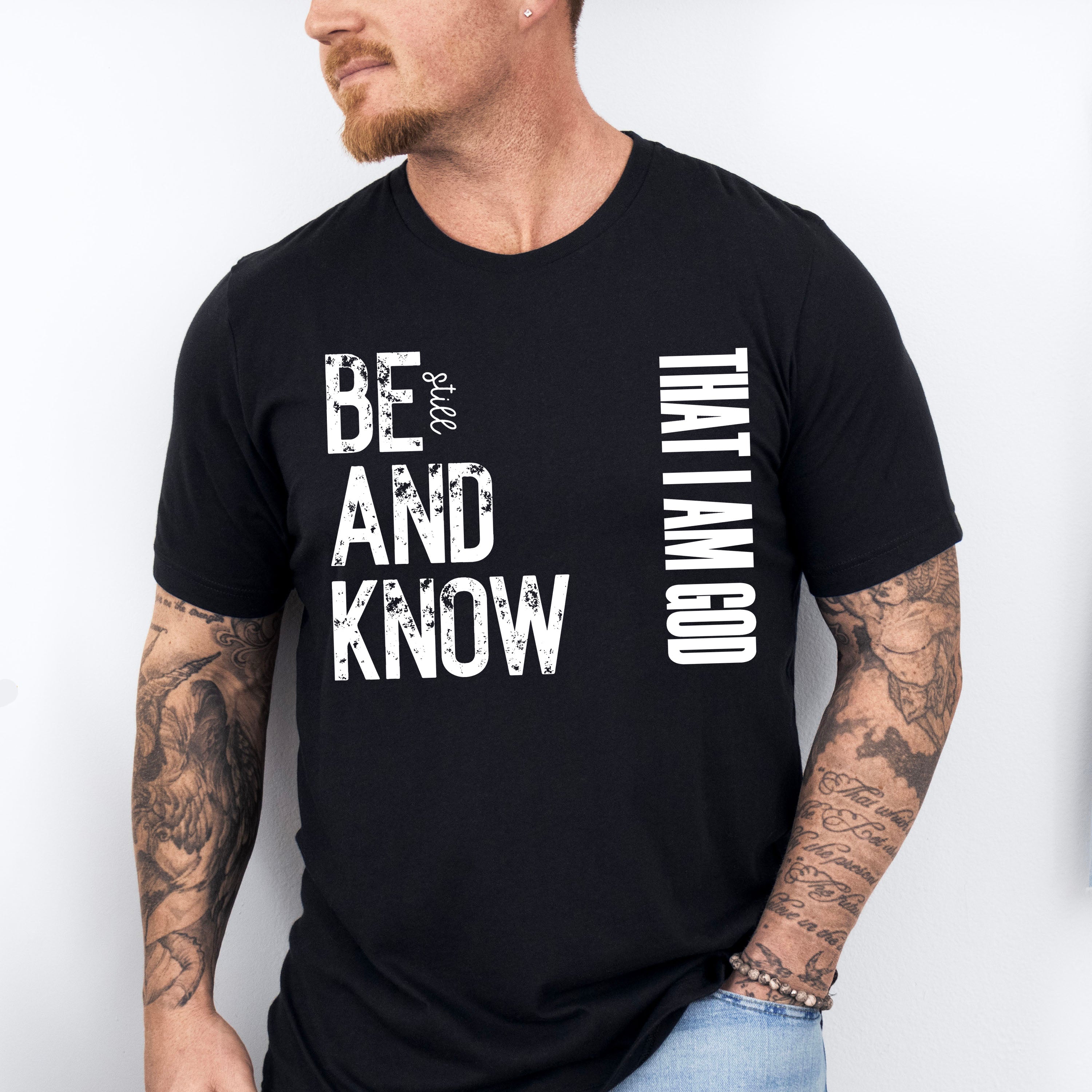 Be Still And Know That I Am God - Christianity Unisex Crewneck T-Shirt Sweatshirt Hoodie