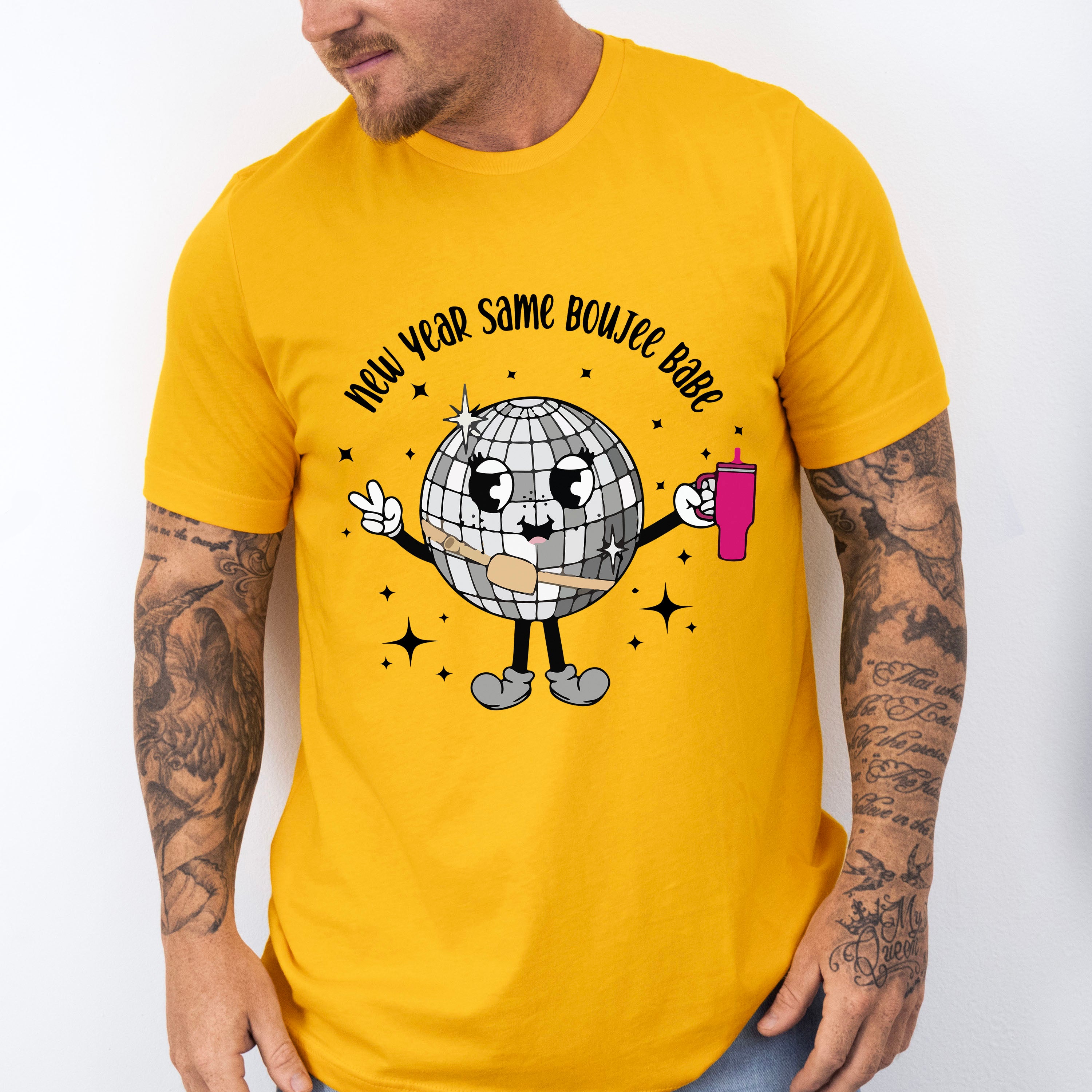New Year Same Boujee Babe - New Years Unisex Crewneck T-Shirt Sweatshirt Hoodie