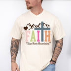 Faith Can Move Mountains - Christianity Unisex Crewneck T-Shirt Sweatshirt Hoodie