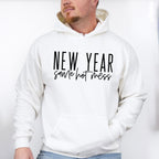 New Year Same Hot Mess Design - New Years Unisex Crewneck T-Shirt Sweatshirt Hoodie