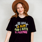 He Has A Plan - Christianity Unisex Crewneck T-Shirt Sweatshirt Hoodie