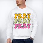 Pray Pray Pray - Christianity Unisex Crewneck T-Shirt Sweatshirt Hoodie