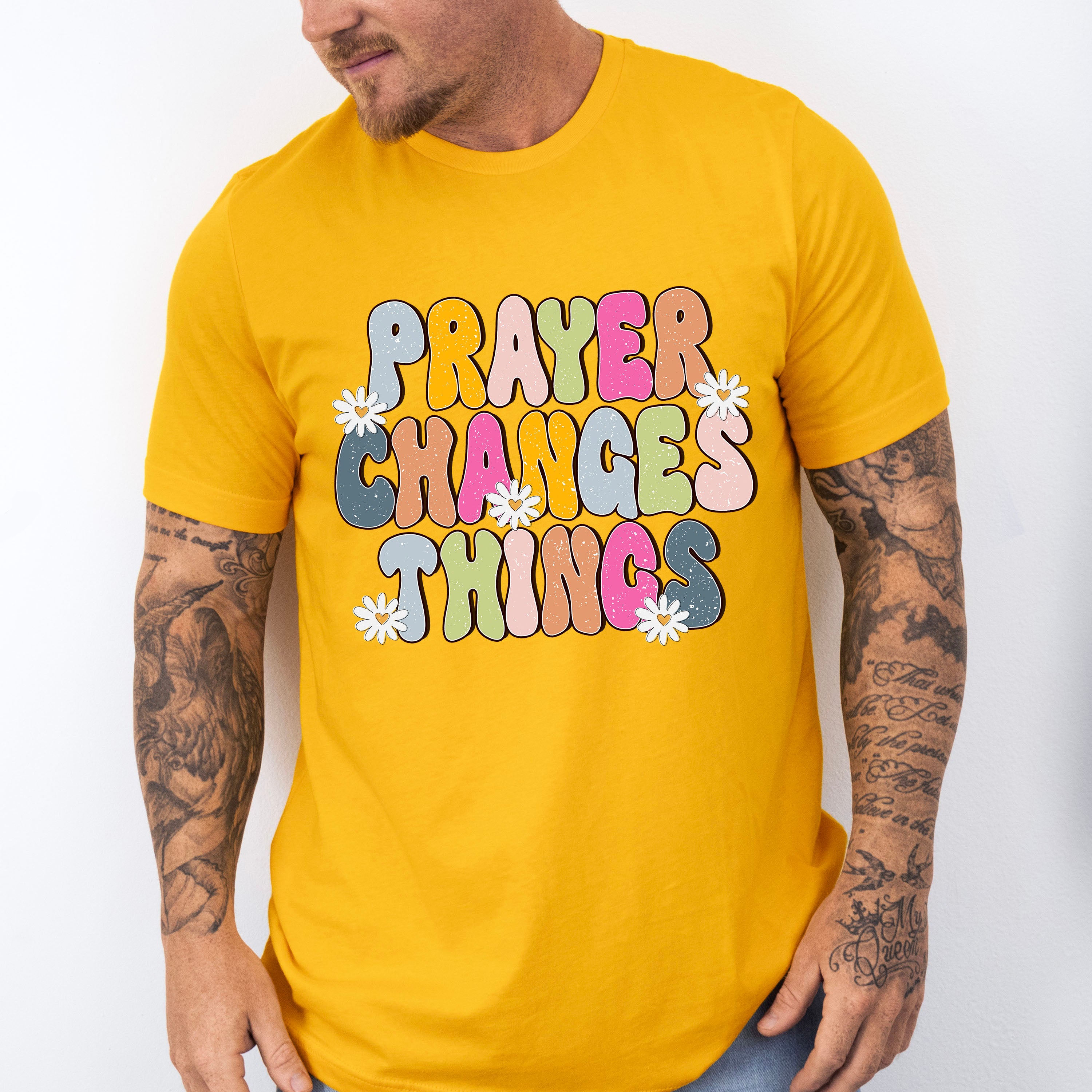 Prayer Changes Things - Christianity Unisex Crewneck T-Shirt Sweatshirt Hoodie