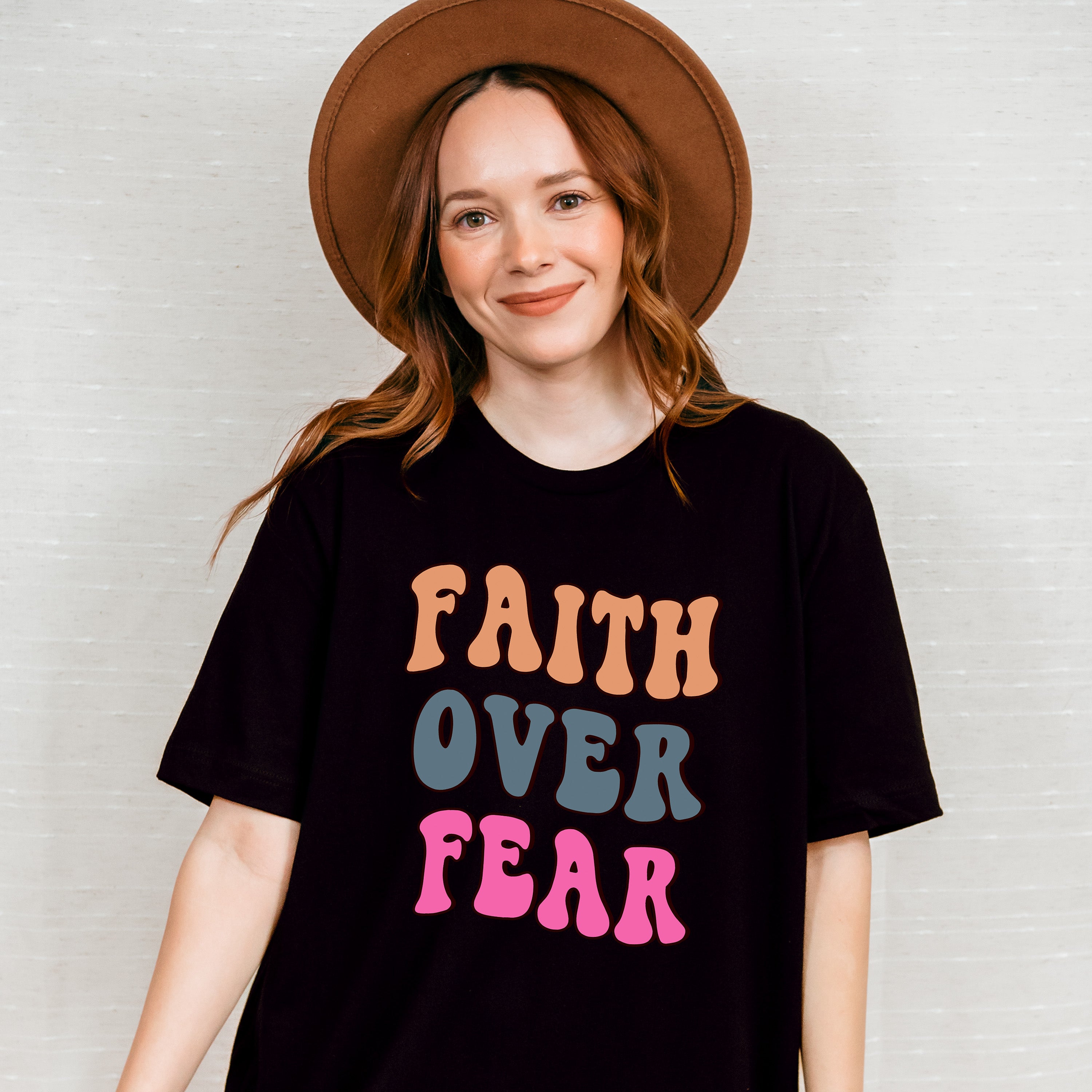 Faith Love Fear - Christianity Unisex Crewneck T-Shirt Sweatshirt Hoodie