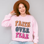 Faith Love Fear - Christianity Unisex Crewneck T-Shirt Sweatshirt Hoodie