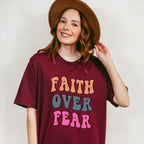 Faith Love Fear - Christianity Unisex Crewneck T-Shirt Sweatshirt Hoodie