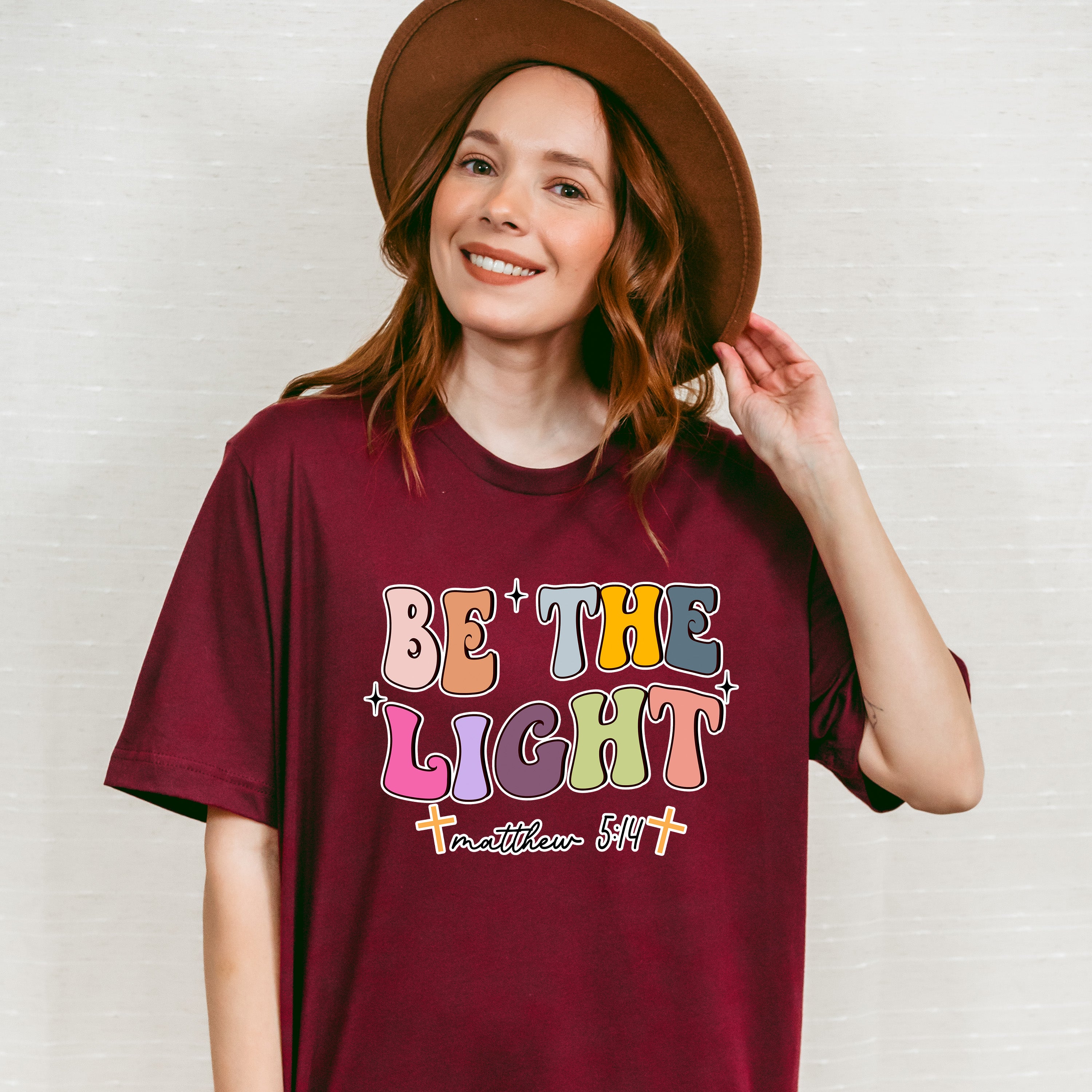 Be The Light - Christianity Unisex Crewneck T-Shirt Sweatshirt Hoodie