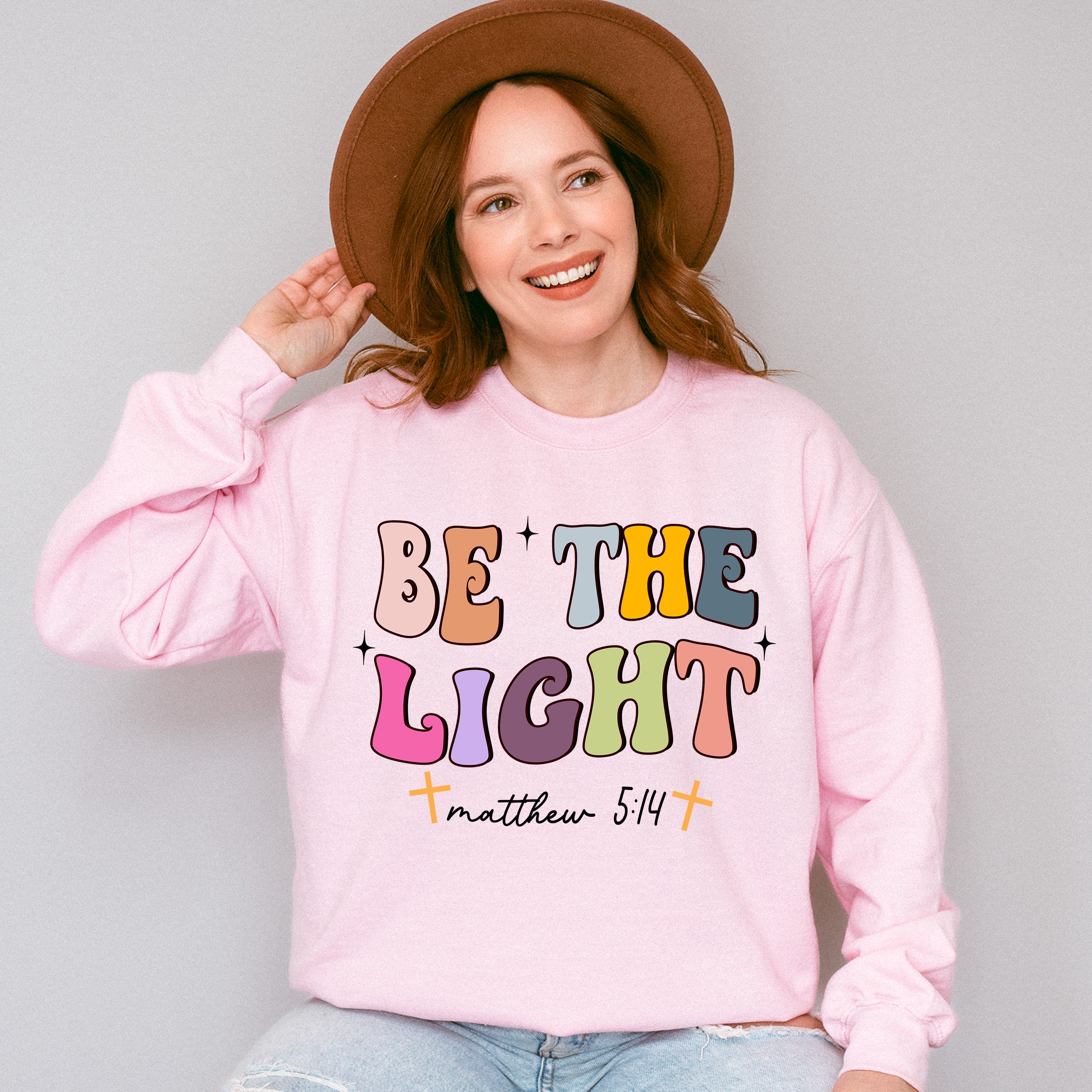 Be The Light - Christianity Unisex Crewneck T-Shirt Sweatshirt Hoodie
