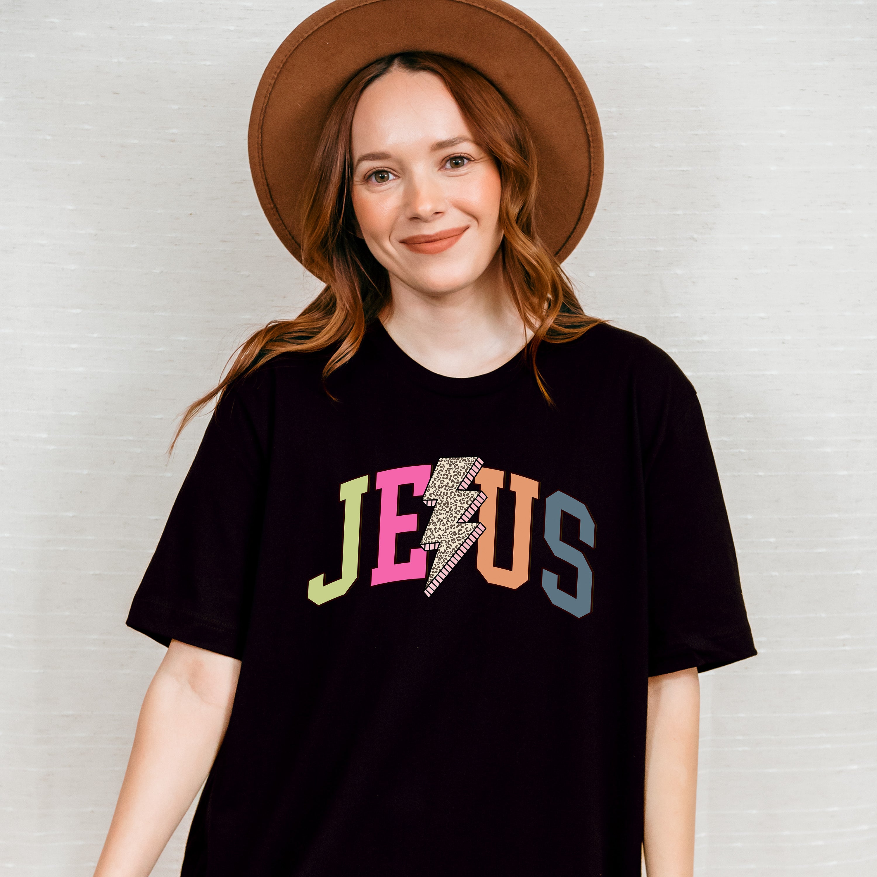 Jesus Lightning Bolt Design - Christianity Unisex Crewneck T-Shirt Sweatshirt Hoodie