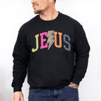 Jesus Lightning Bolt Design - Christianity Unisex Crewneck T-Shirt Sweatshirt Hoodie