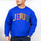 Jesus Lightning Bolt Design - Christianity Unisex Crewneck T-Shirt Sweatshirt Hoodie