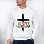Jesus Cross Design - Christianity Unisex Crewneck T-Shirt Sweatshirt Hoodie