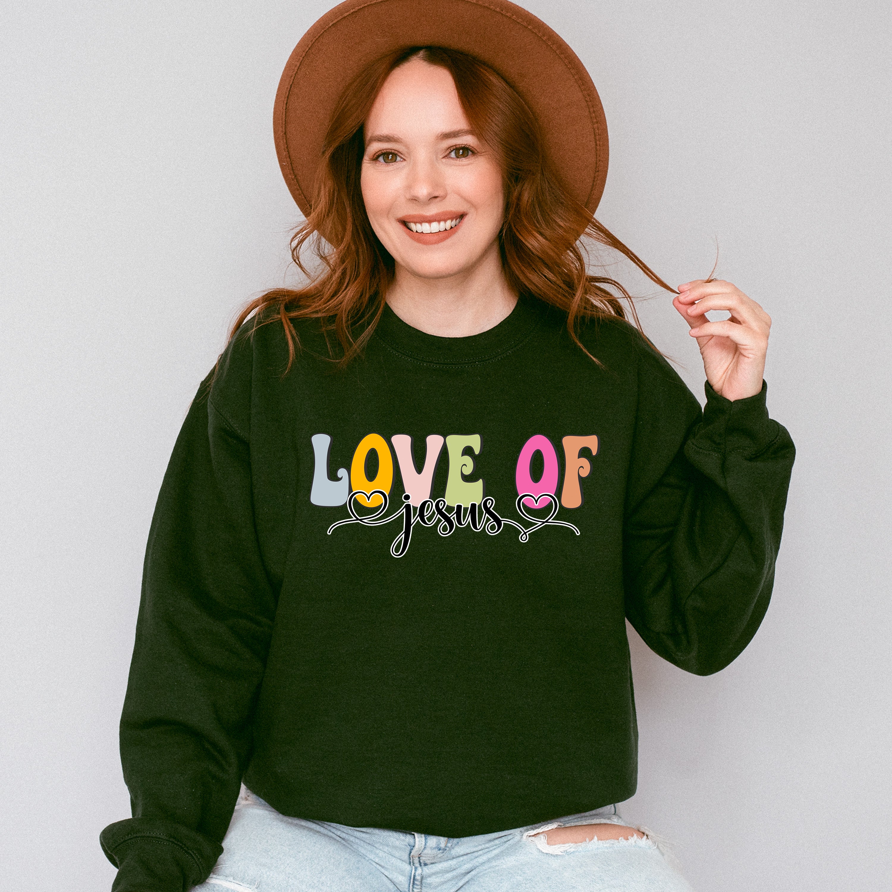 Love Of Jesus - Christianity Unisex Crewneck T-Shirt Sweatshirt Hoodie