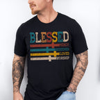 Blessed Colorful Design - Christianity Unisex Crewneck T-Shirt Sweatshirt Hoodie