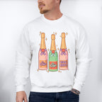Sip Sip Hoo Ray! Champagne Design - New Years Unisex Crewneck T-Shirt Sweatshirt Hoodie