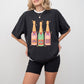 Sip Sip Hoo Ray! Champagne Design - New Years Unisex Crewneck T-Shirt Sweatshirt Hoodie