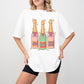 Sip Sip Hoo Ray! Champagne Design - New Years Unisex Crewneck T-Shirt Sweatshirt Hoodie